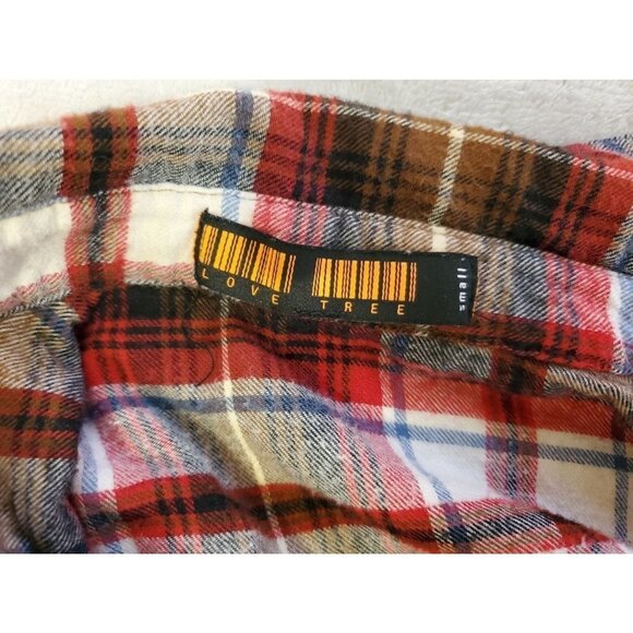 Love Tree - Red Flannel Top Small - Picture 3 of 3
